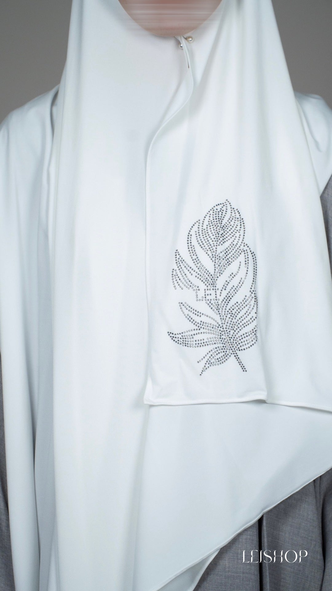 Grande plume Blanc