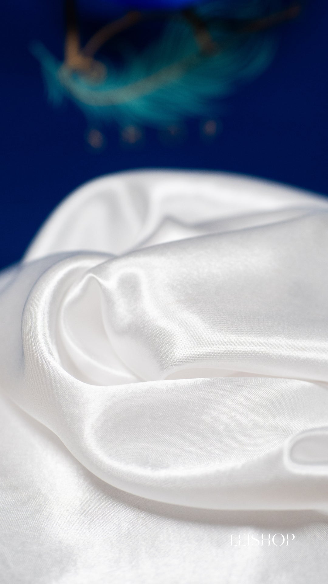 Carré de soie Blanc