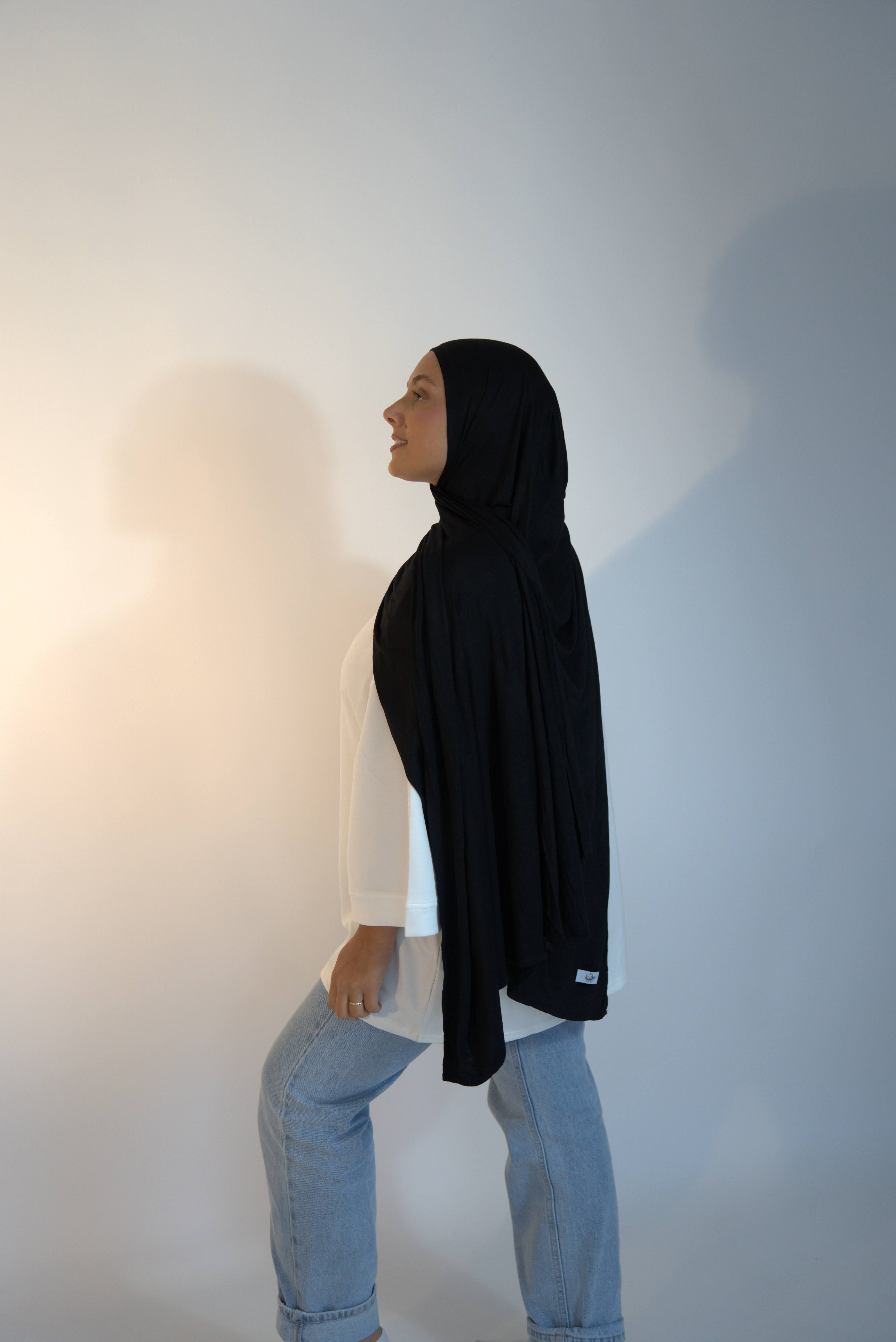Jersey bamboo Noir