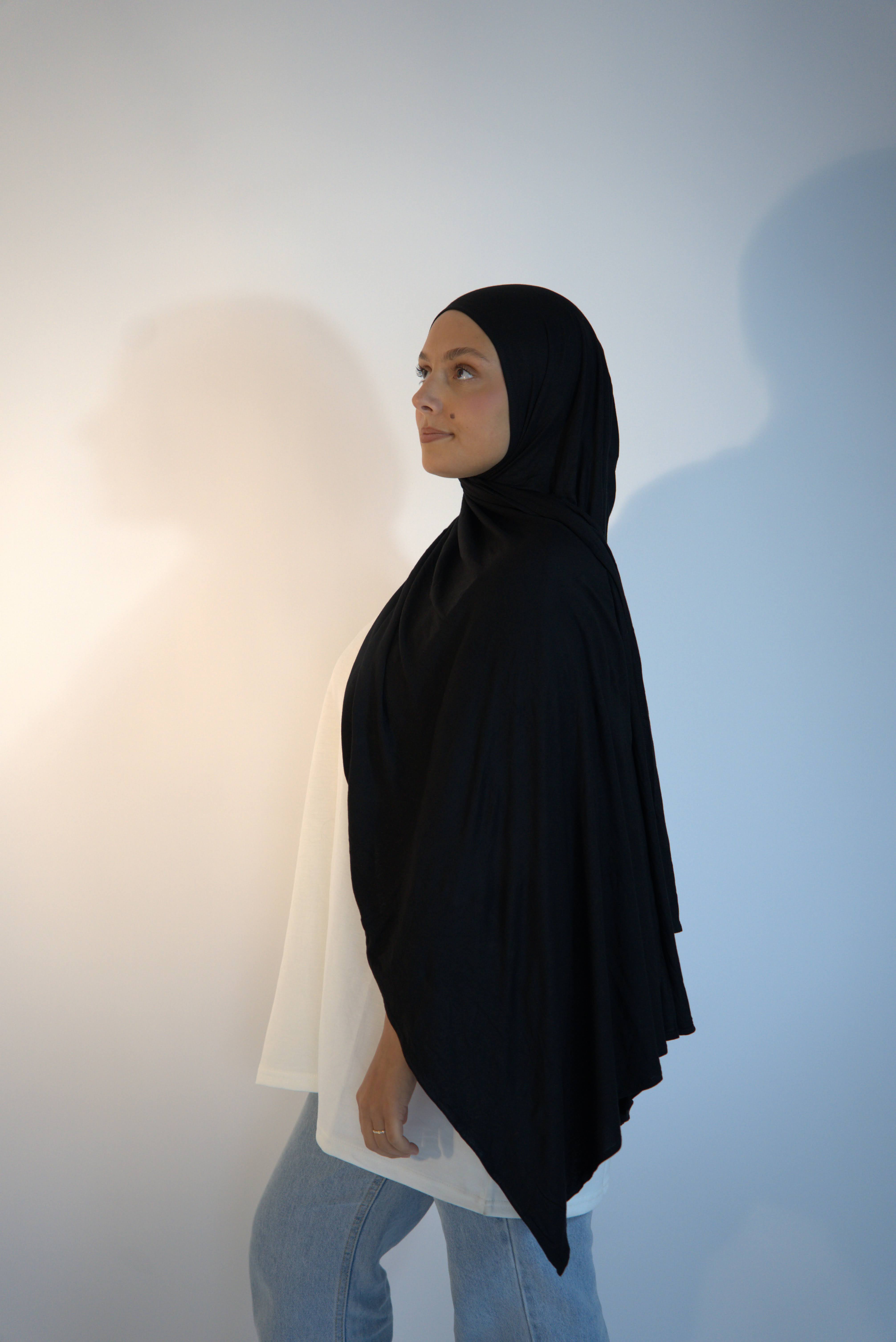 Jersey bamboo Noir