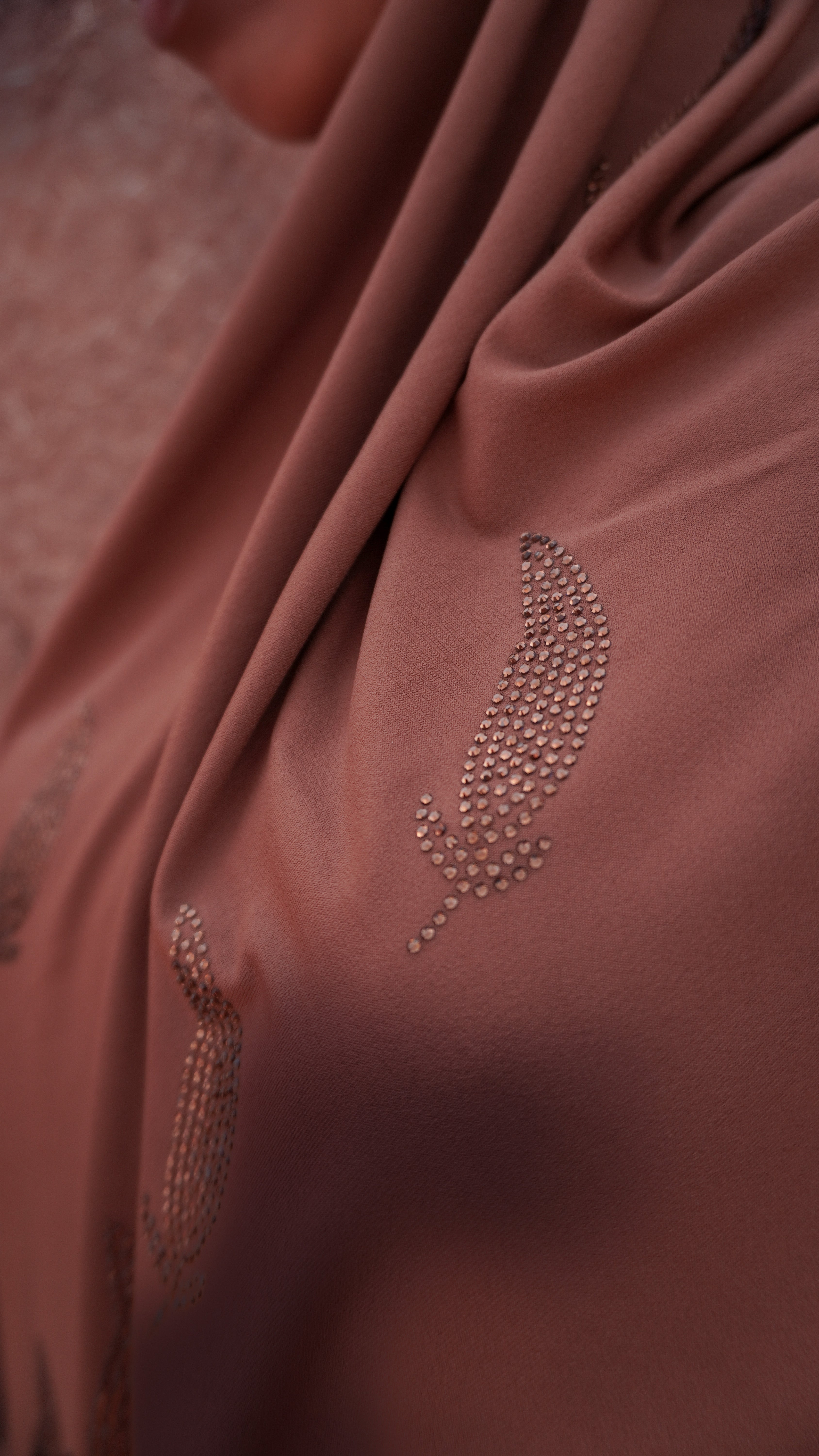 Mini plume Caramel