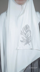 Grande plume Blanc