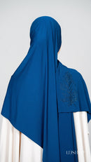 Grande plume Bleu marine