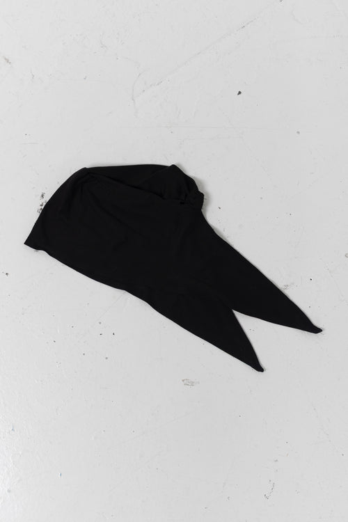 Bonnet bamboo à nouer Noir