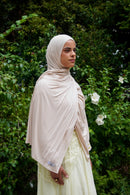 Beige bamboo jersey