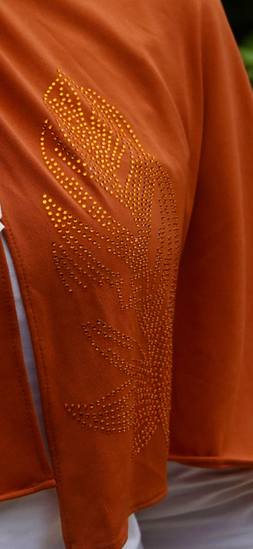Grande plume Terracotta - New