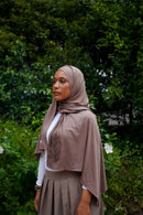 Grande plume Taupe