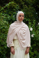 Beige bamboo jersey