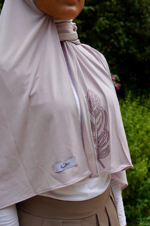 Grande plume Violette