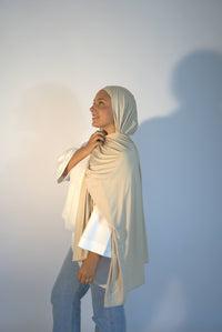 Jersey bamboo Beige