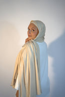 Bonnet bamboo à nouer Beige