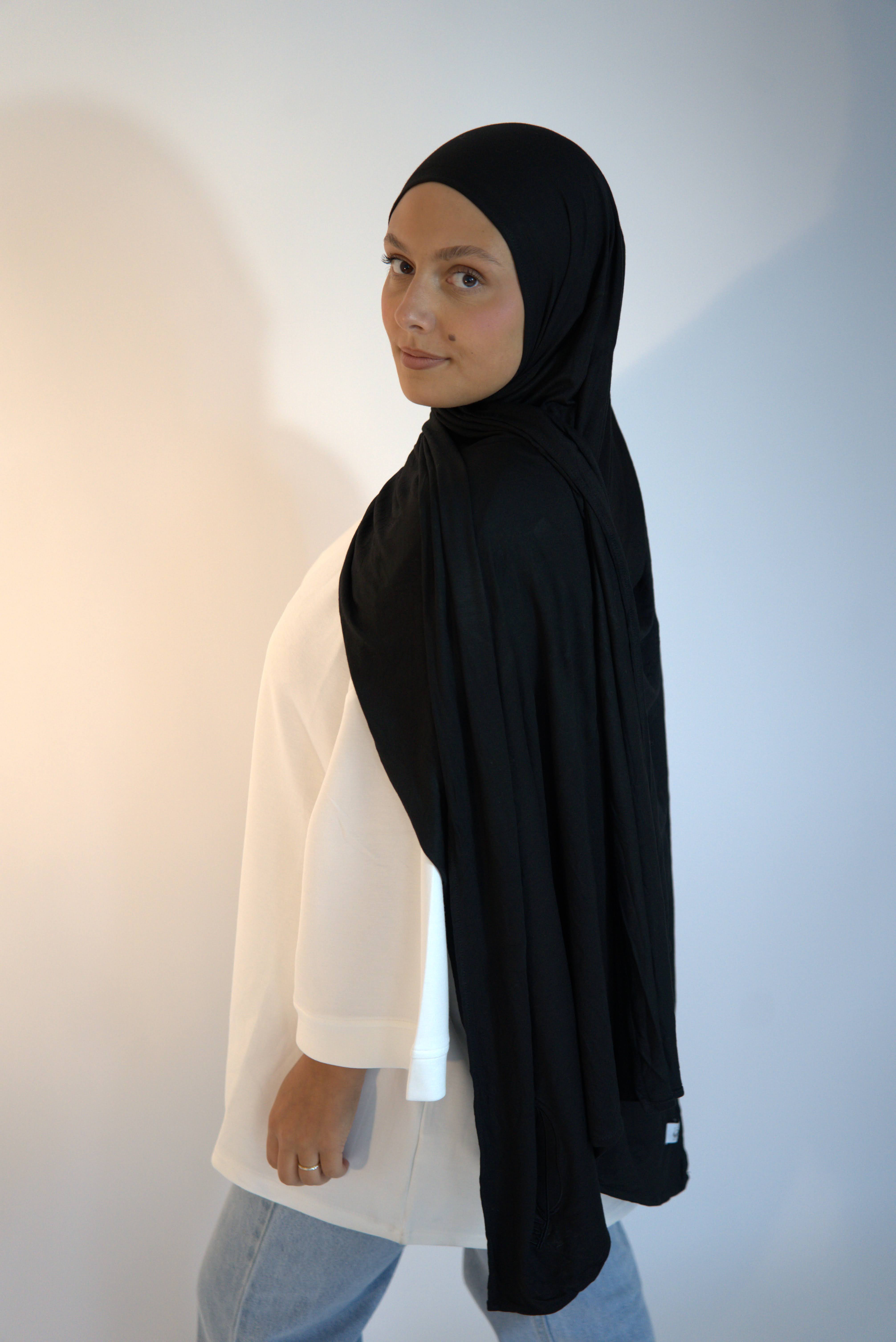 Jersey bamboo Noir