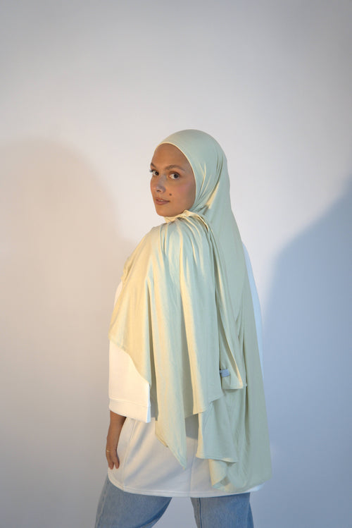 Sandle bamboo tie-on hat