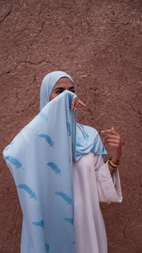 Mini plume Baby Blue