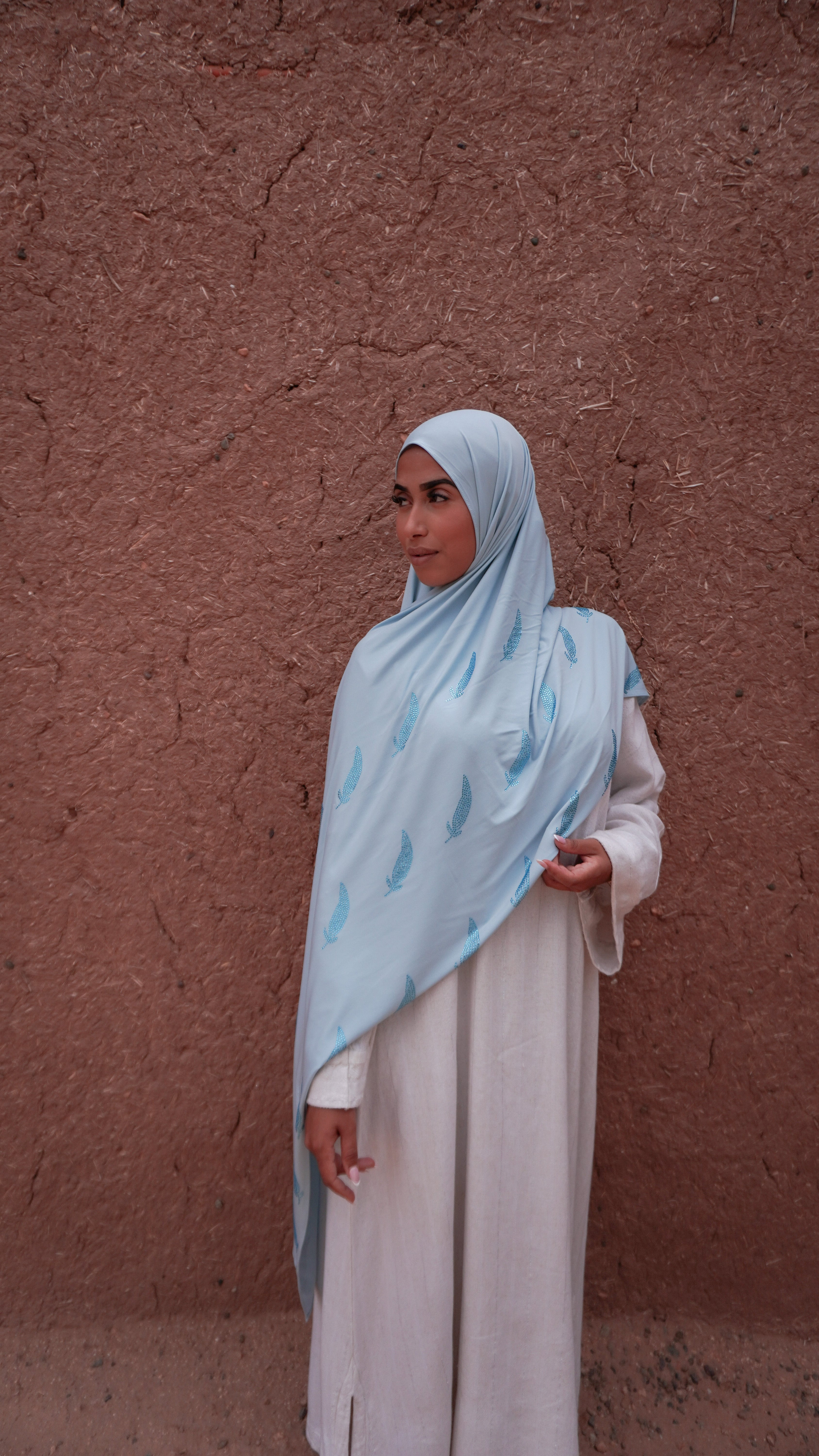 Mini plume Baby Blue