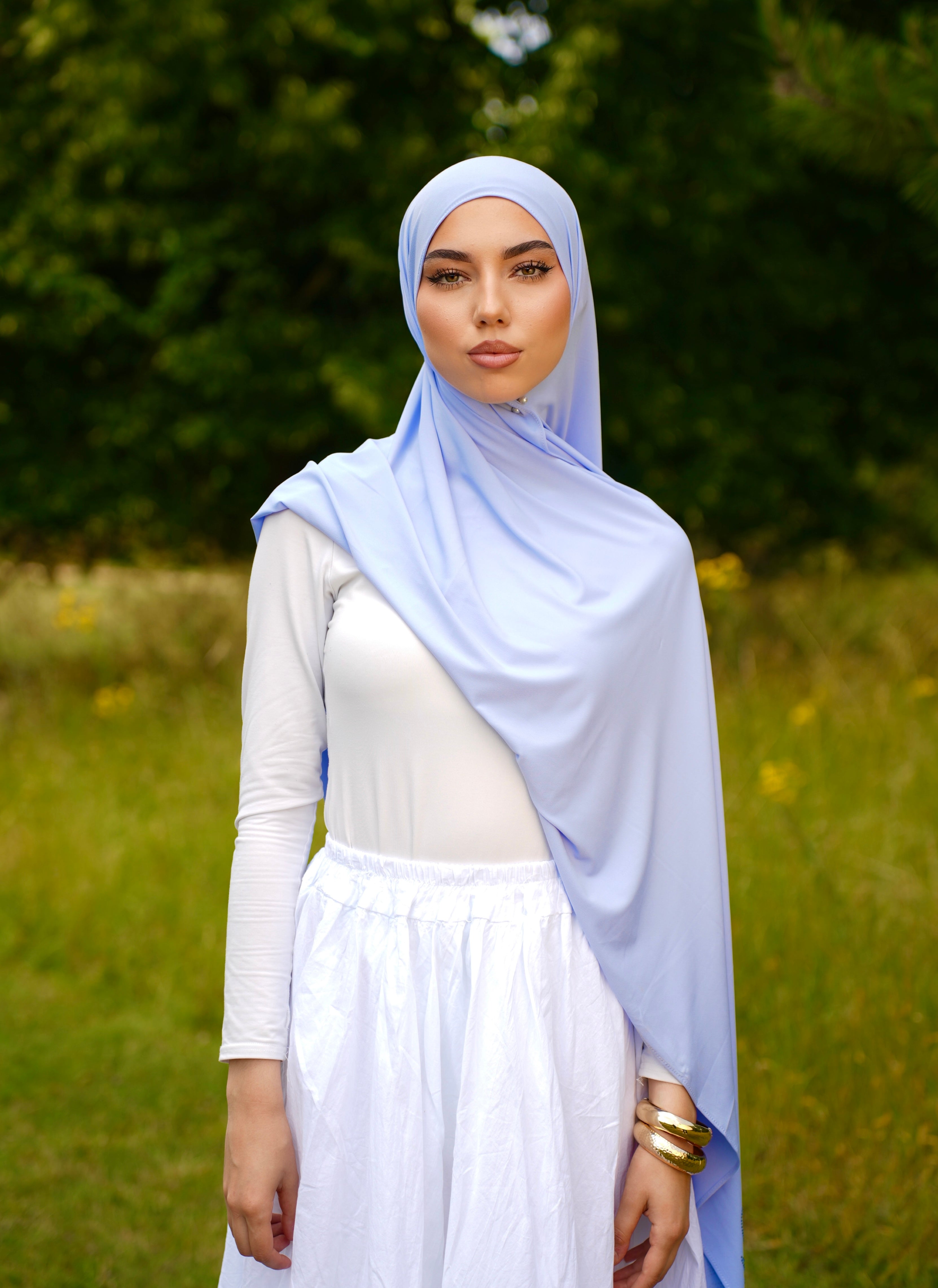 Grande plume Bleuet