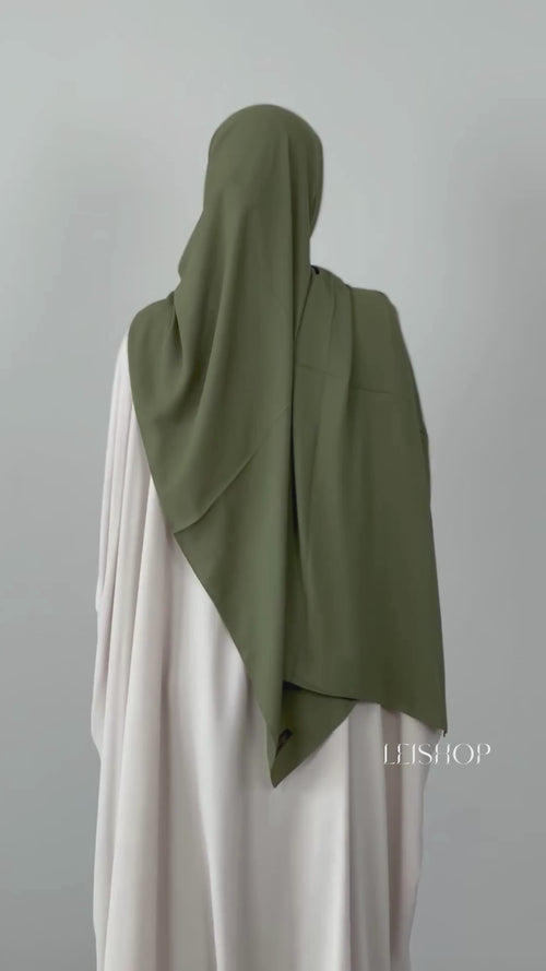 Luxury Khaki Crepe